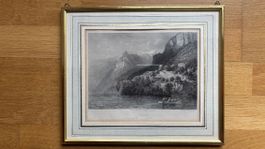 Historischer Stich Rütli/Uri