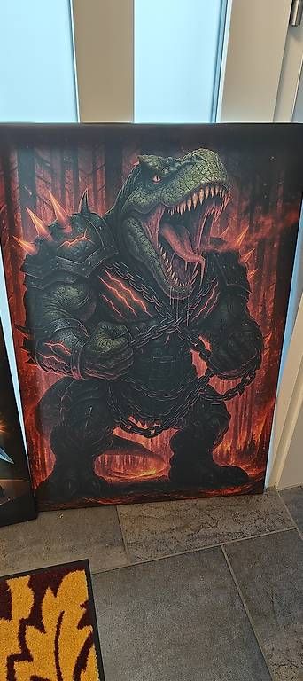 Foto & Immagini: Godzilla auf Leinwand 60x90cm – Usato da Rorschacherberg venduto da Manean