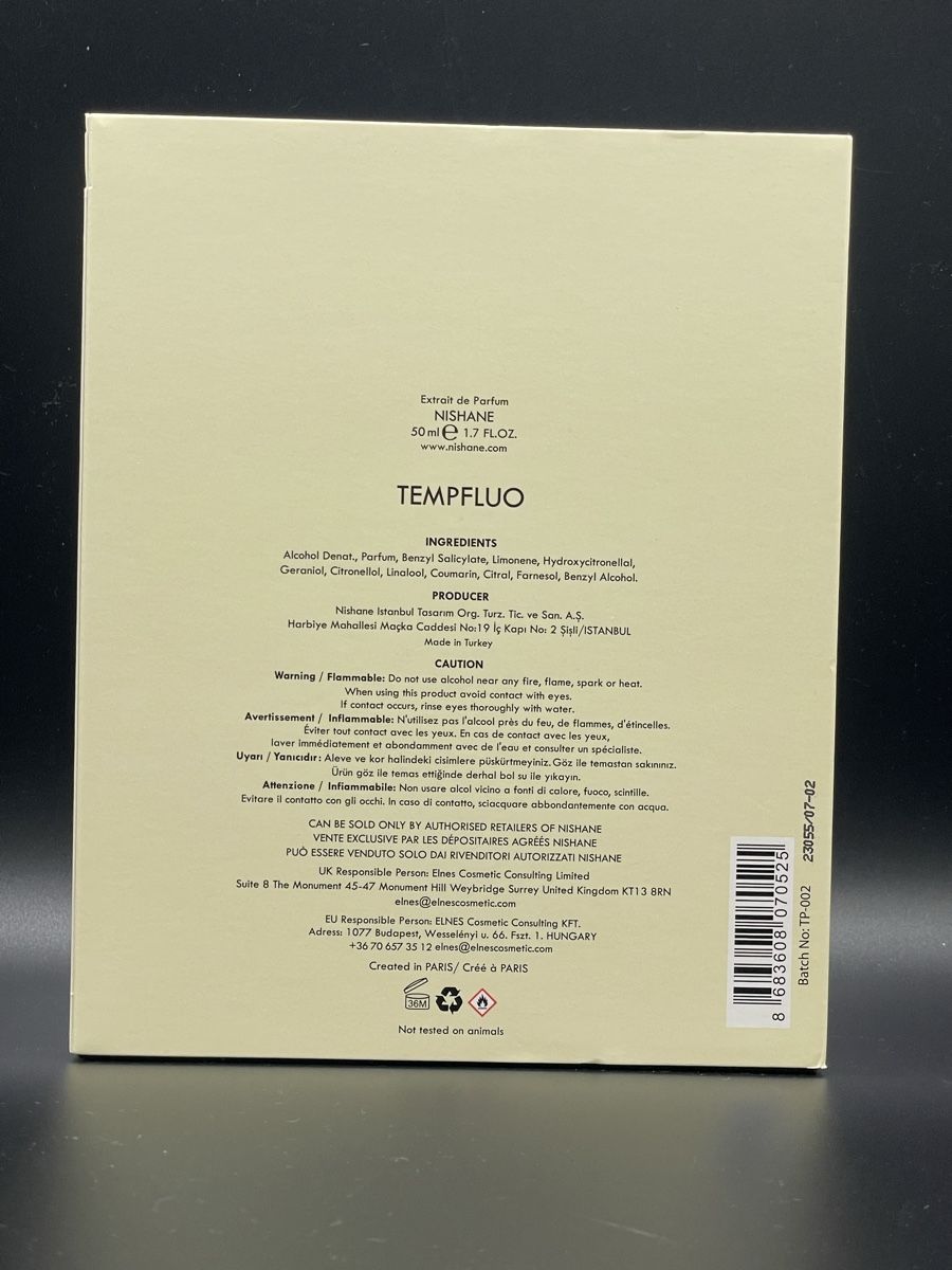 Nishane Profumi & Eau de Toilette: Nishane - Tempfluo 50ml – Usato da Frenkendorf venduto da Sakima1 5