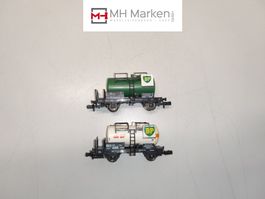 Fleischmann 2x Mineralölkesselwagen BP Deutsche Bahn N o.OVP