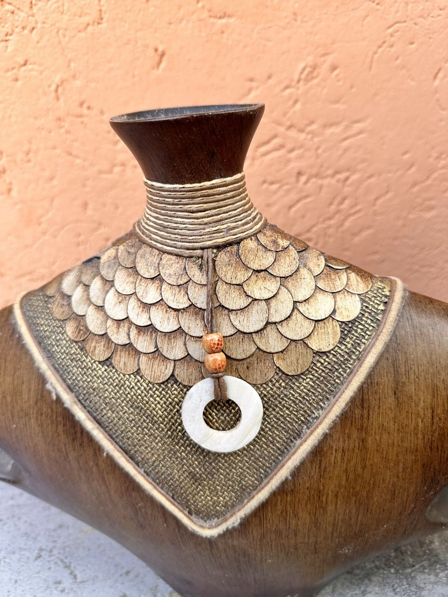 Vasi & Recipienti: Vase, Holz, afrikanischer Stil – Usato da Zürich venduto da marusapulmi 3