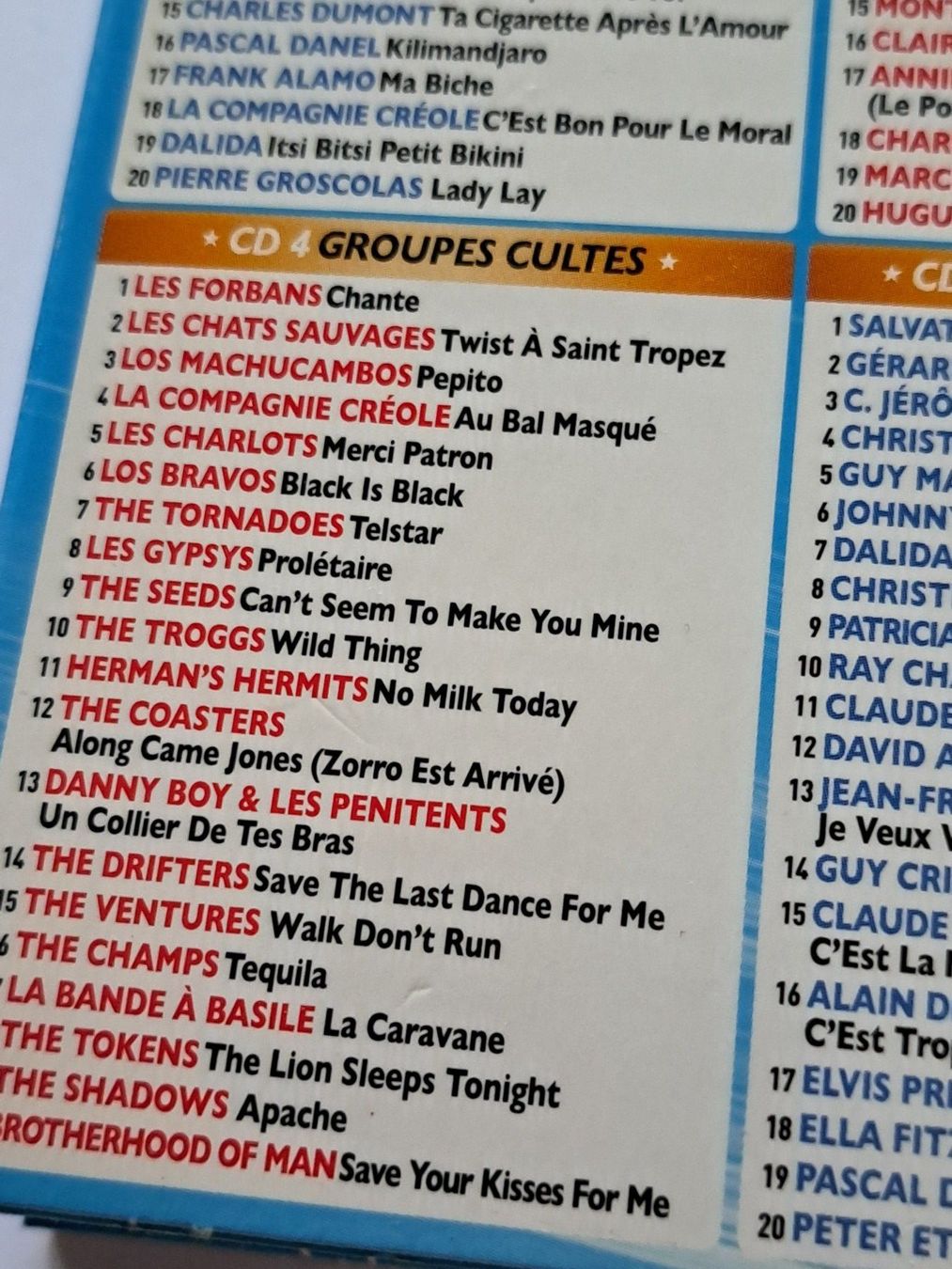 CD: Coffret 5 Cds Le temps des Idoles – Usato da Pully venduto da bro_n52j 6