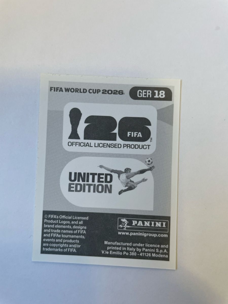 Panini Carte collezionabili: Panini Sticker Leroy Sané WM 2026  – Nuovo (secondo la descrizione) da Füllinsdorf venduto da swiss-discounter 1