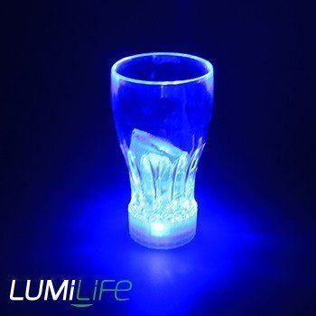 Gläser: LED Longdrink Glas blau beleuchtet – Neu und originalverpackt aus Oberegg von ledgex