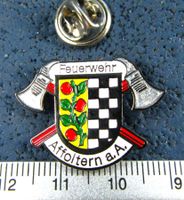 FEUERWEHR AFFOLTERN a.ALBIS WAPPEN PIN GEPRÄGT