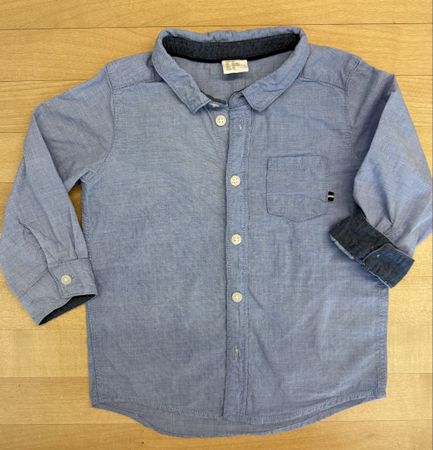 H&M Hemd Gr. 86 Hellblau, Top Zustand, Herbstmode!