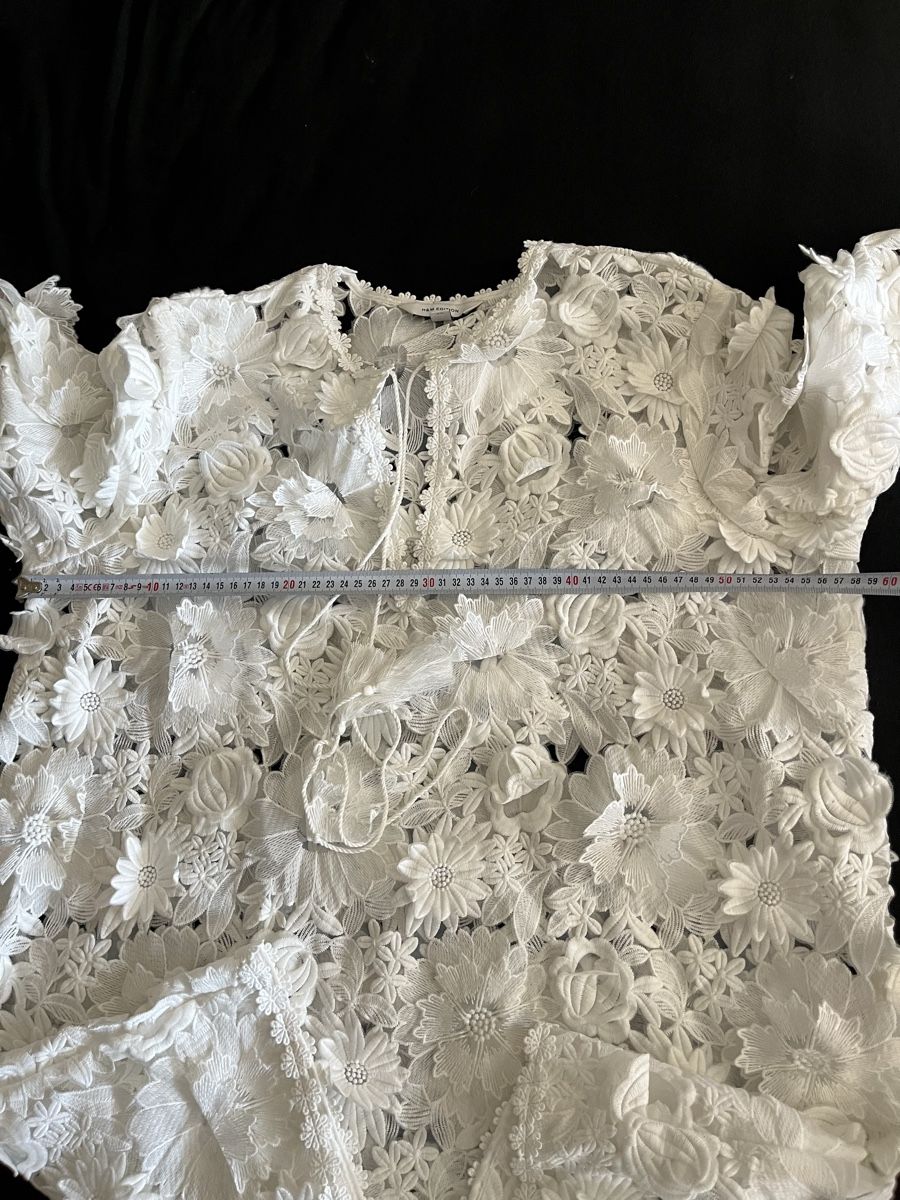 H&M Vestiti: H&M EDITION Spitzenkleid Blumenmuster Weiss Groesse M – Nuovo e nell'imballaggio originale da Olten venduto da sae_82z2 4