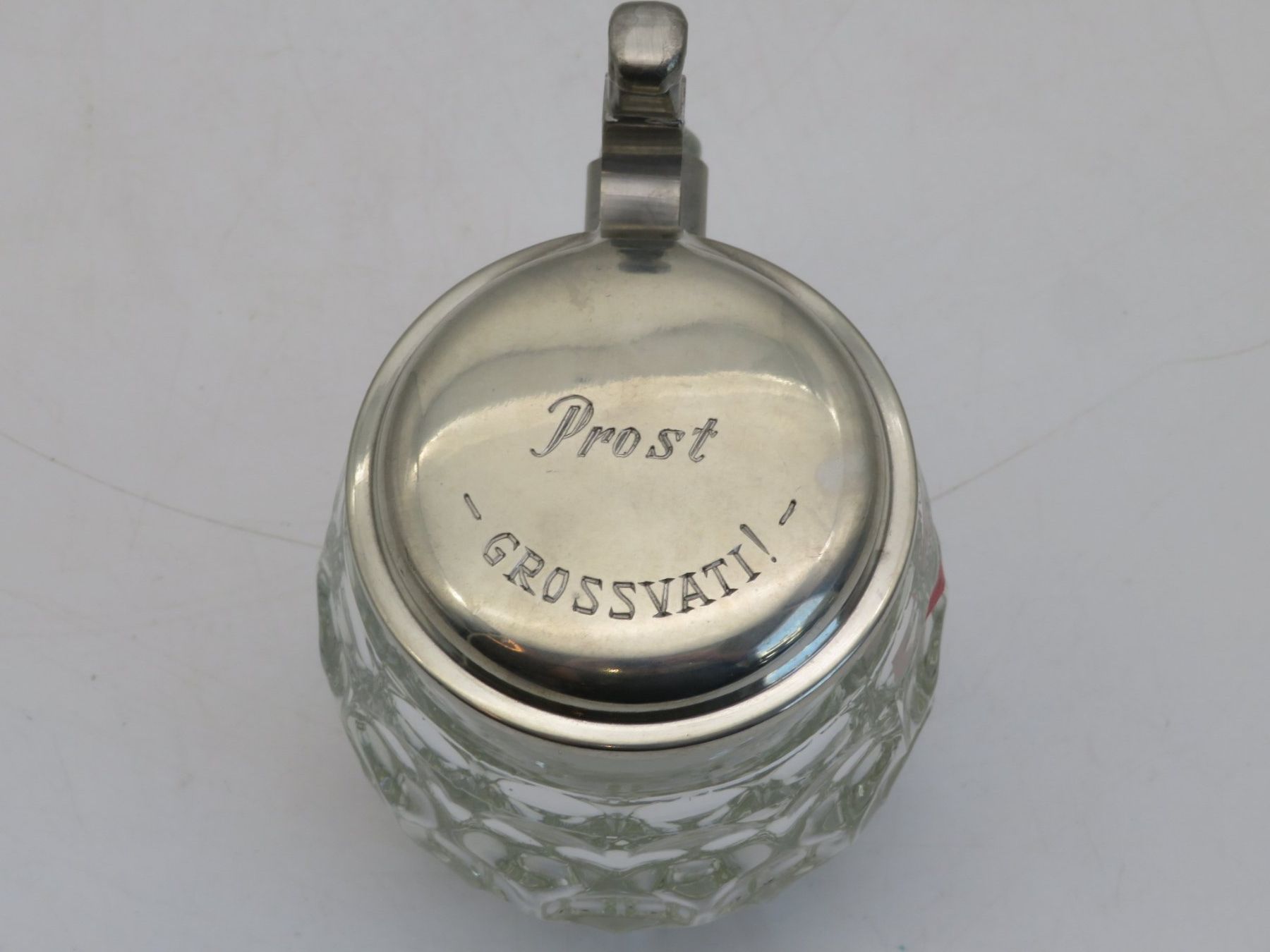Bicchieri: Bierseidel 1957 Prost Grossvati – Usato da Reinach BL venduto da WBZ-Flohmarkt 1