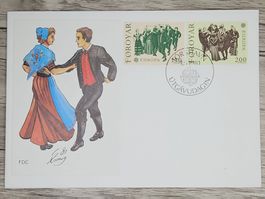 CL06 Enveloppe + Timbre Faroe Islands 1981