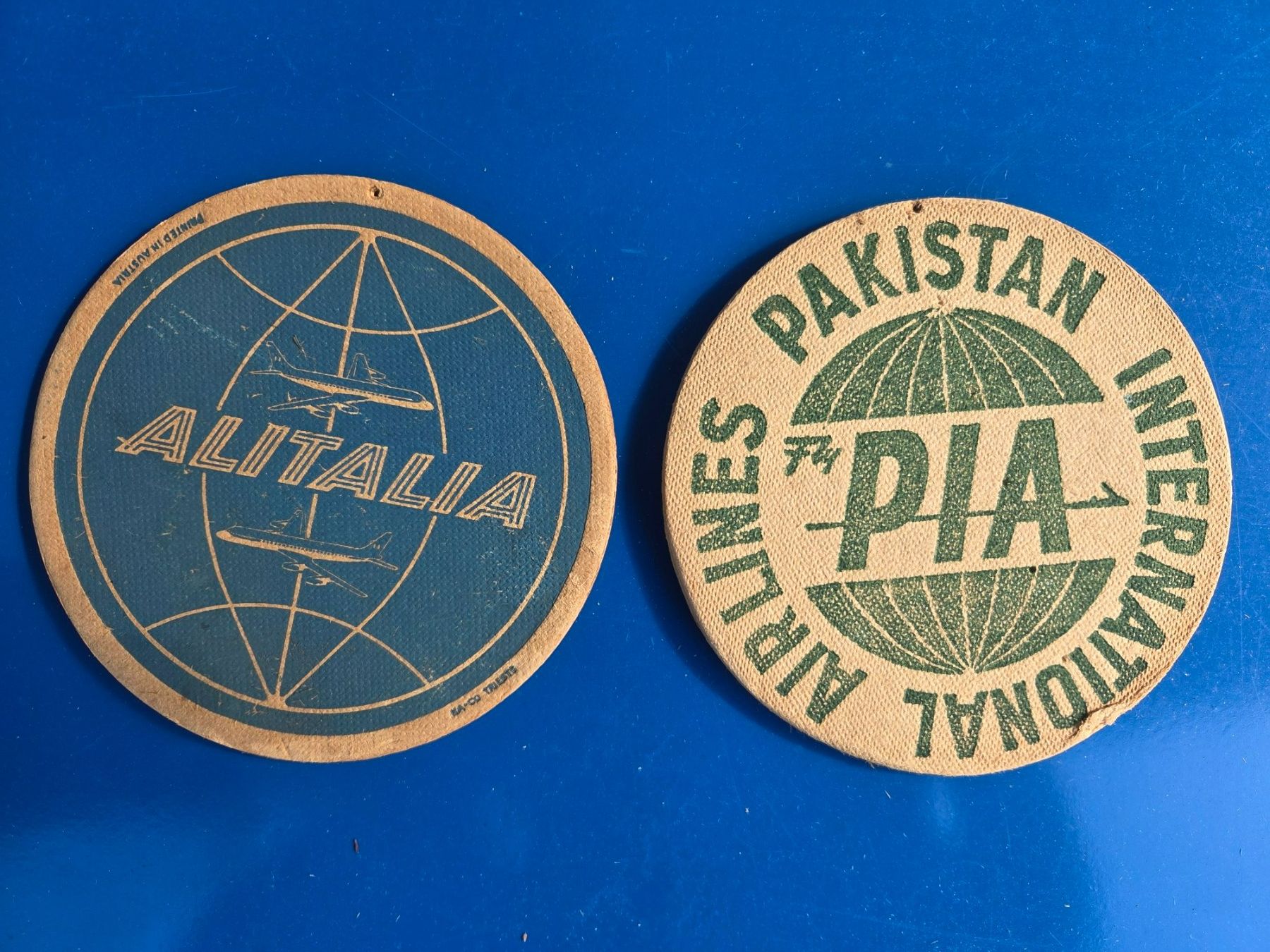 Untersetzer: Bier Bierteller Italien und Pakistan – Gebraucht aus Wittenbach von Bierbis 1