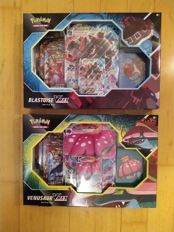 Pokémon Carte collezionabili: Pokemon - Blastoise und Venusaur Vmax Box – Nuovo e nell'imballaggio originale da Cudrefin venduto da Jnini12