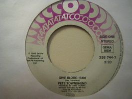 Vinyl-Single Pete Townshend (The Who) - Give Blood