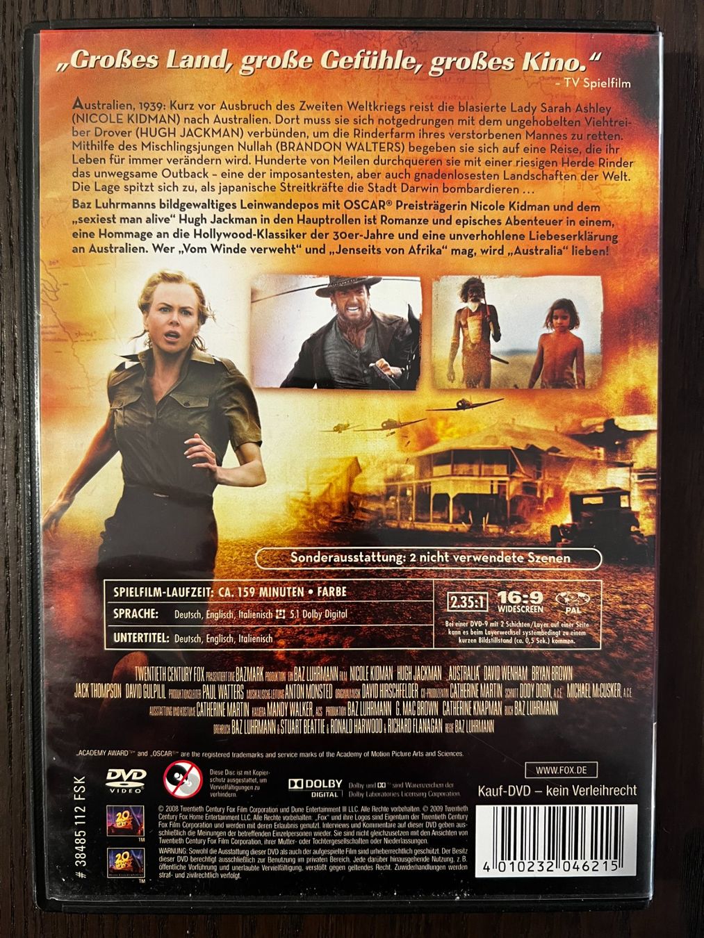 Tous les DVDs: Australia – D'occasion à Zürich par FilmFreunde 1
