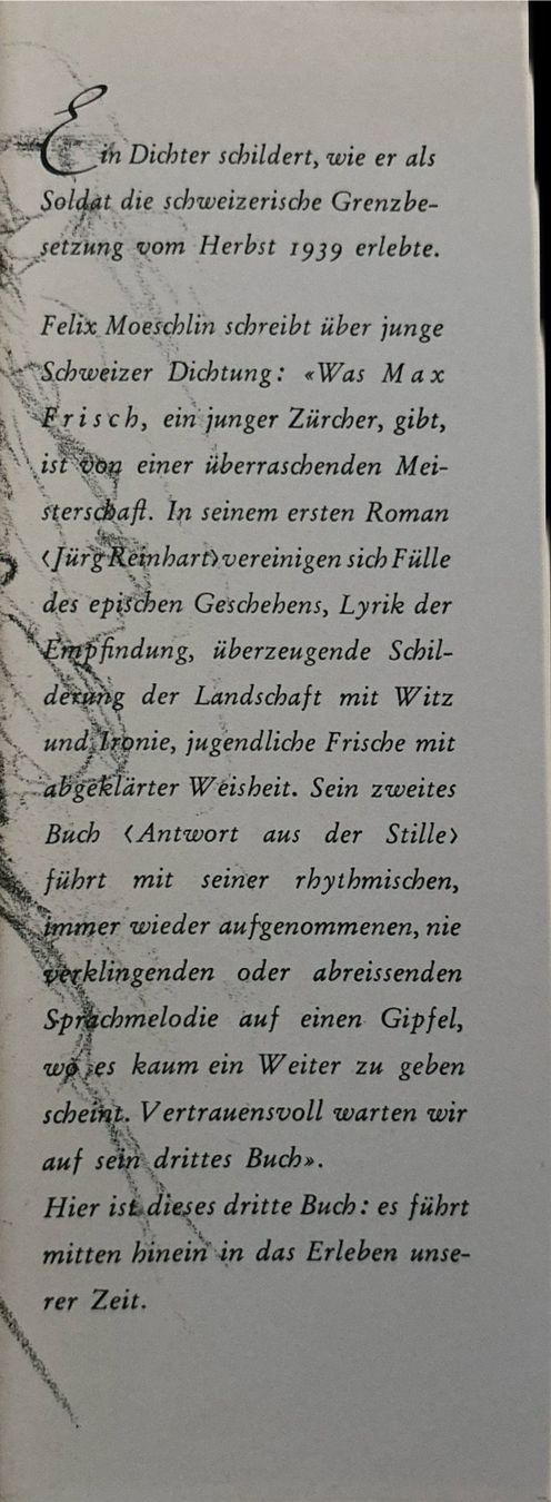 Libri: Frisch Max, Blätter aus dem Brotsack – Usato da Sarnen venduto da Livres 4