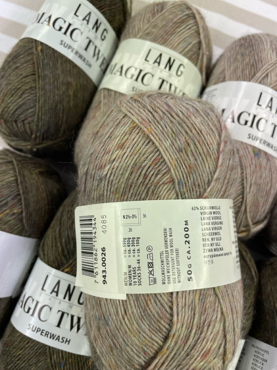 Lang Yarns Lana: 9 Knäuel Markenwolle  – Nuovo (secondo la descrizione) da Lohn Ammannsegg venduto da ant_5l6r 3