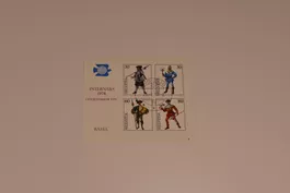 Schweiz Briefmarken Block INTERNABA 1974 Basel gest.