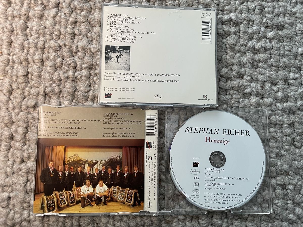 CD: 2x Stephan Eicher (Engelberg+Hemmige) – Usato da Reinach AG venduto da trigger7811 1