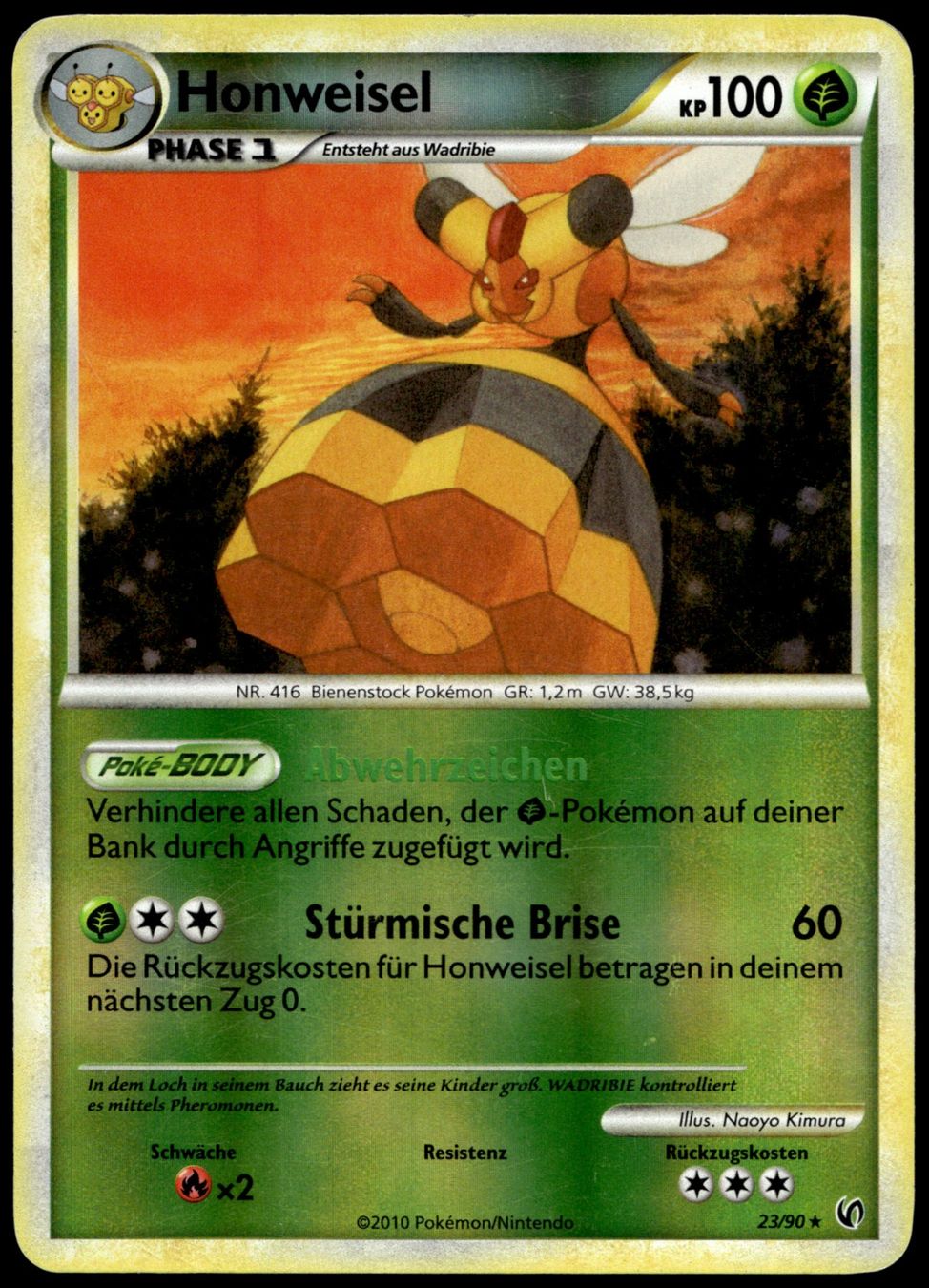 Pokémon Carte collezionabili: Honweisel 23/90 Reverse Holo Pokémon HGSS Undaunted – Usato da Uster venduto da Madame_Cards