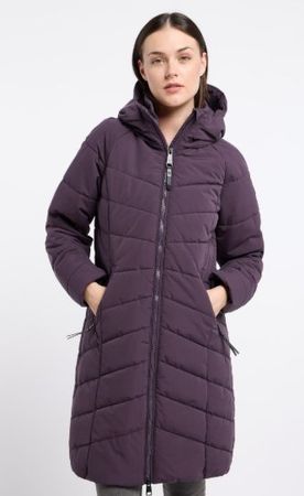 Ragwear Steppmantel - Gr. L - Braun/Brombeer - Neu