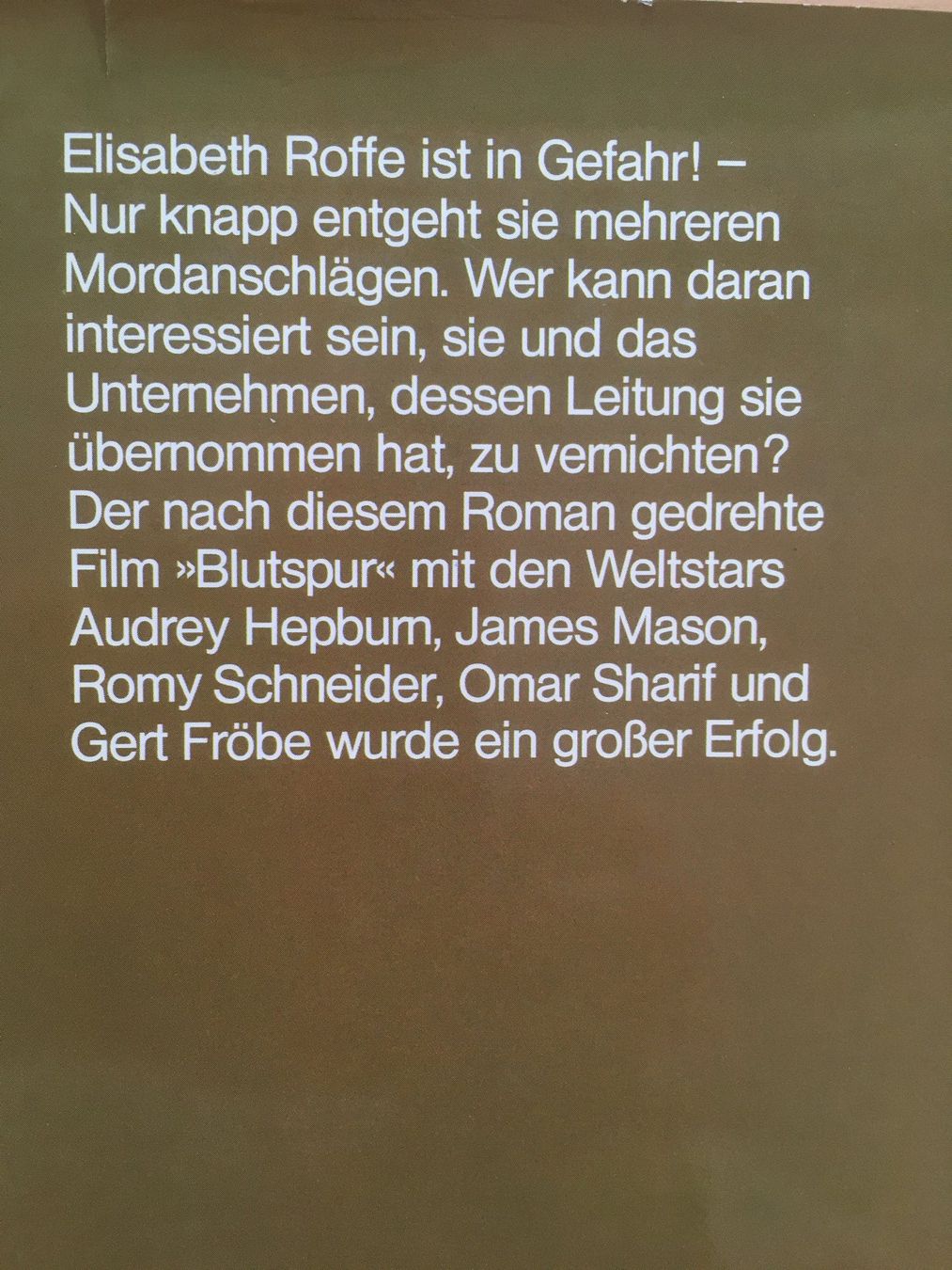 Libri: Blutspur; Sidney Sheldon – Usato da Grenchen venduto da Kogi7 9