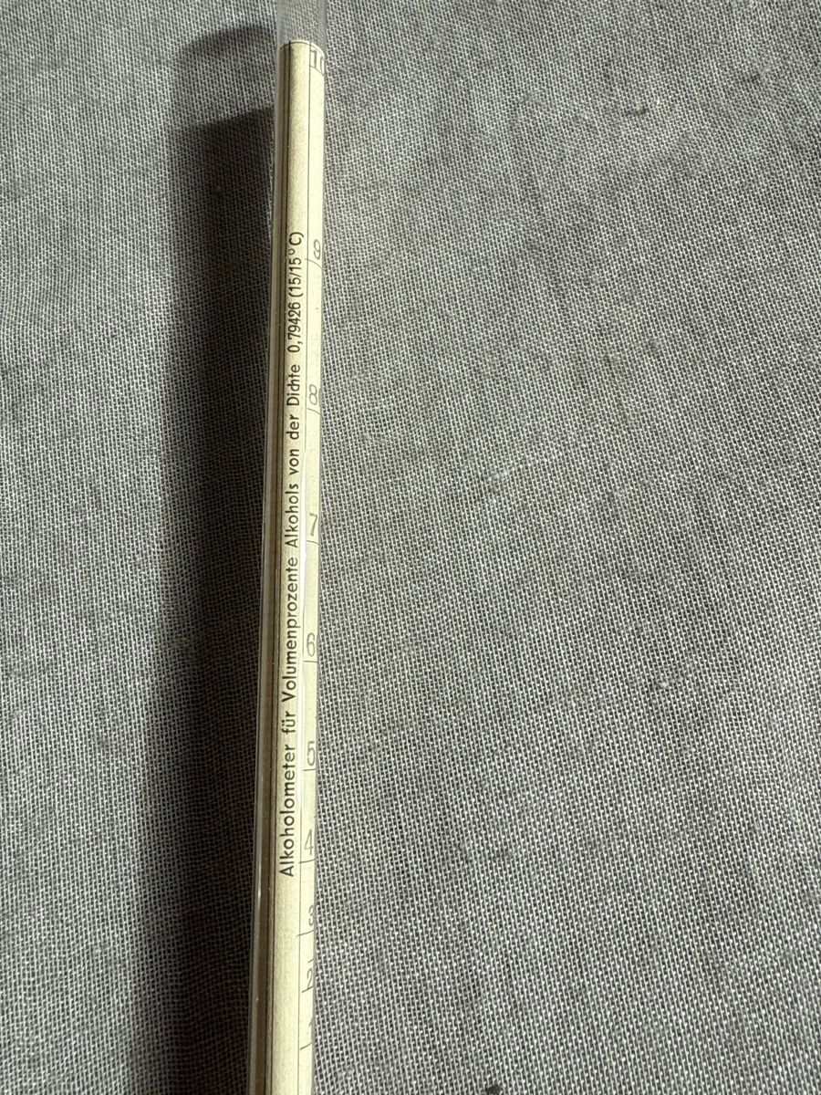 Misurare: Aräometer, Alkometer Set, Vintage! – Usato da Zürich venduto da d.reitzer 1