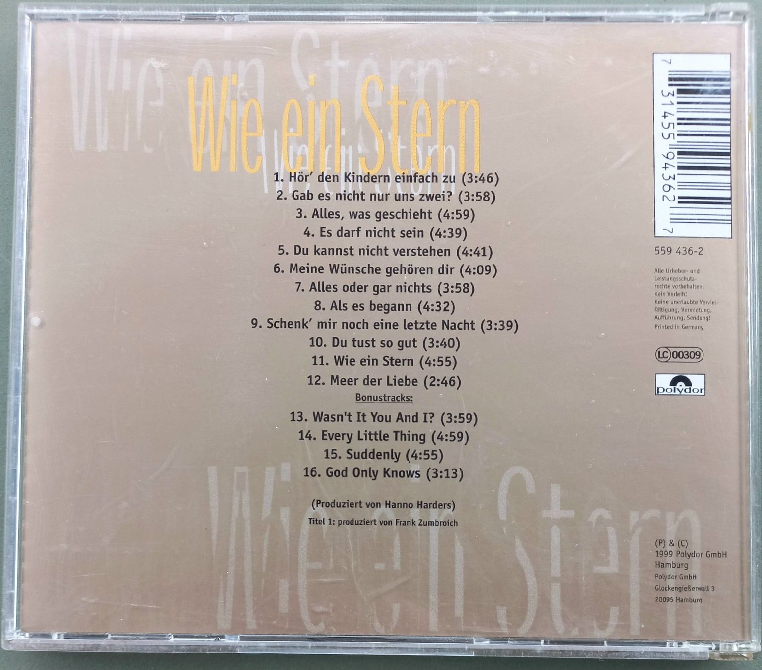 CD: CD - Corinna May - Wie ein Stern – Usato da Niederuzwil venduto da lubimaja 3