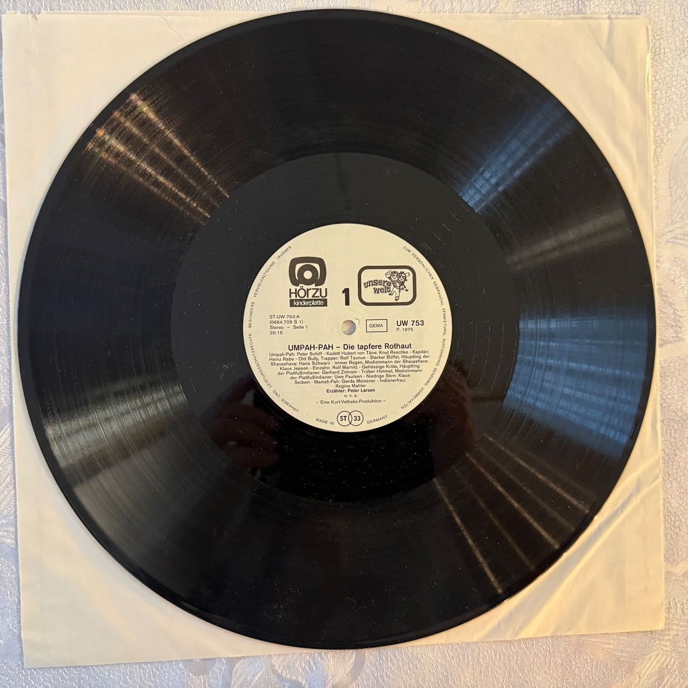 Dischi in vinile: UMPAH-PAH - DIE TAPFERE ROTHAUT – Usato da Zürich venduto da fehlton 2