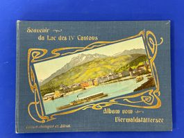 Album vom Vierwaldstättersee. ca 1912. 25 Photochrom Tafeln
