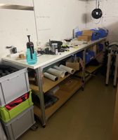 Werkstatttisch Aluprofil Rollen Tisch Arbeitstisch 270x70