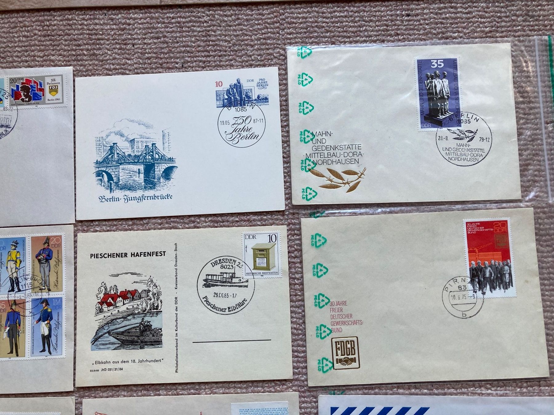 Tutti i francobolli: Sonderbriefe, Briefmarken DDR – Nuovo (secondo la descrizione) da Lütisburg venduto da wiesenpippau 3