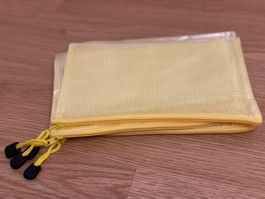 Etui Reissverschlussmäppchen Neu A5 Gelb 4 Stück