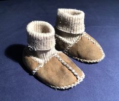 Tolle warme Baby Lammfellfinkli, Grösse ca. 18/19