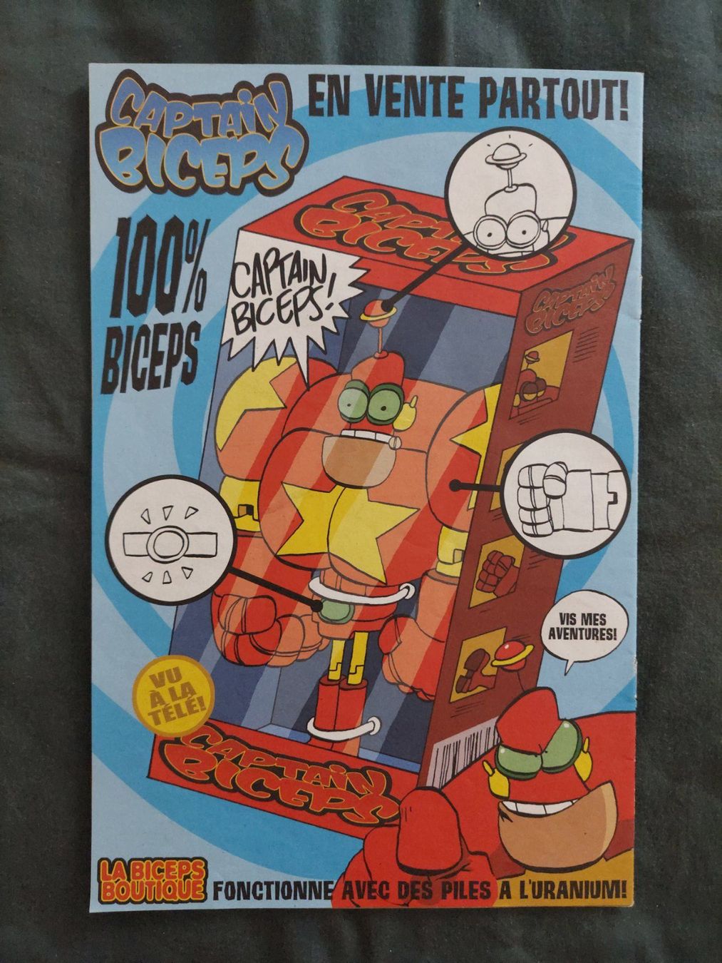 Fumetti: Captain Biceps / Livret Accompagnant le T.1 EO – Usato da Genève venduto da Blu_BD 1
