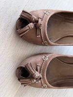 Sommerliche Pumps Leder mit Quasten, Grösse 39🤎