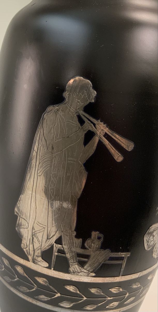 Vasi & Recipienti: Vase en verre noir et argent – Usato da rolle venduto da Tontonjulot 3