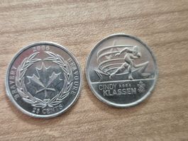 Canada - 2x 25 Cents Sondermünzen 2006 + 2009
