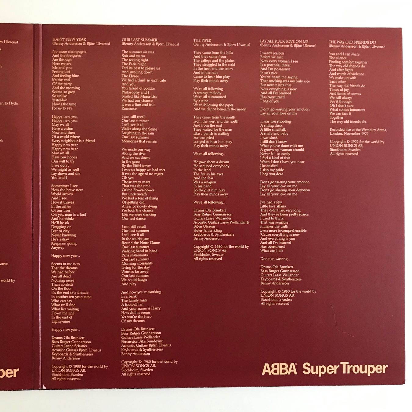 Dischi in vinile: ABBA - Super Trouper DLP Half Speed Remastering – Usato da Aesch BL venduto da BlueMusicRecords 3