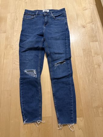 Jeans New Look Jenna Grösse 38 blau leicht abgenutzt
