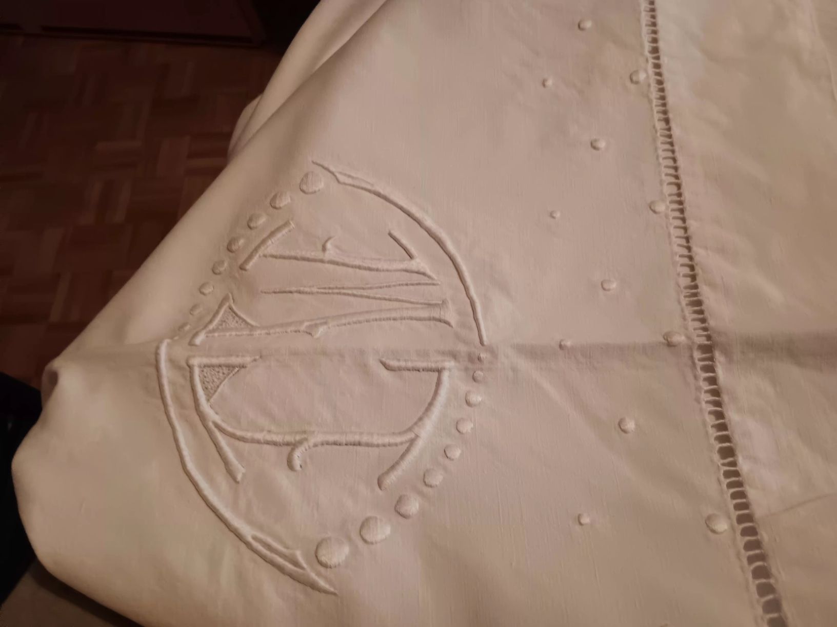 Biancheria da letto: leinen bettuch für doppel bett  – Usato da Ambrì venduto da Maerz87 5