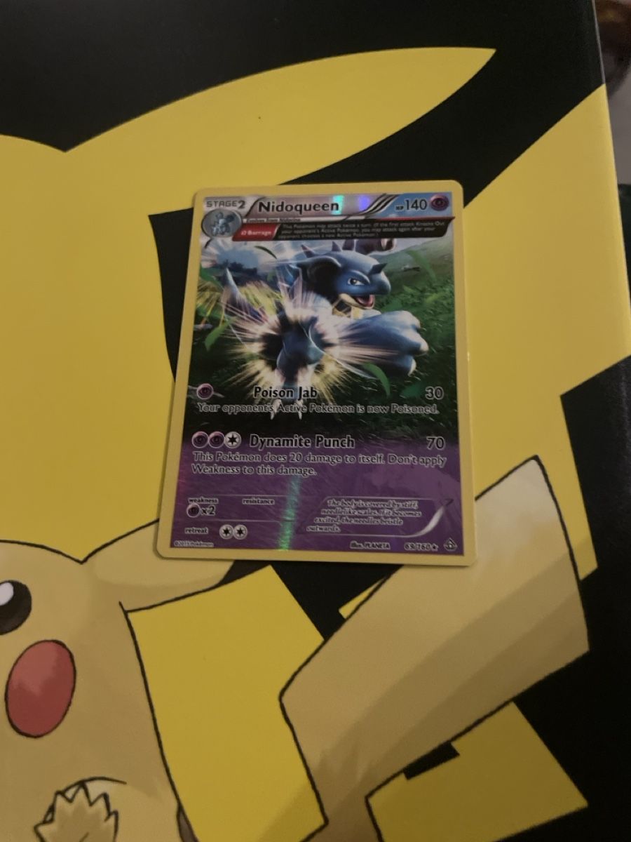 Pokémon Carte collezionabili: Nidoqueen 69/160 Reverse Holo XY Primal Clash – Usato da Bazenheid venduto da Toulouse12