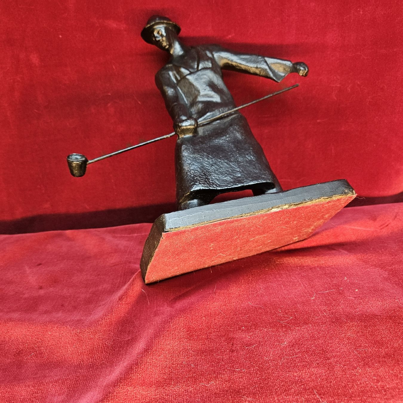 Figuren: Eisengiesser ca. 6,5 Kg , Figur aus Eisen – Gebraucht aus Bözberg von L-G 4