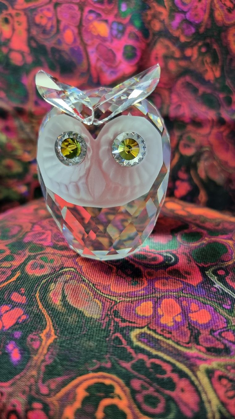 Swarovski Statuette: Swarovski Kristall  Eule Figur Geschenk  Sammler – Nuovo e nell'imballaggio originale da Meisterschwanden venduto da TiSiBu59 4