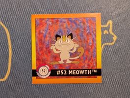 🇬🇧 Pokémon Sticker Serie 1 Artbox Meowth 52