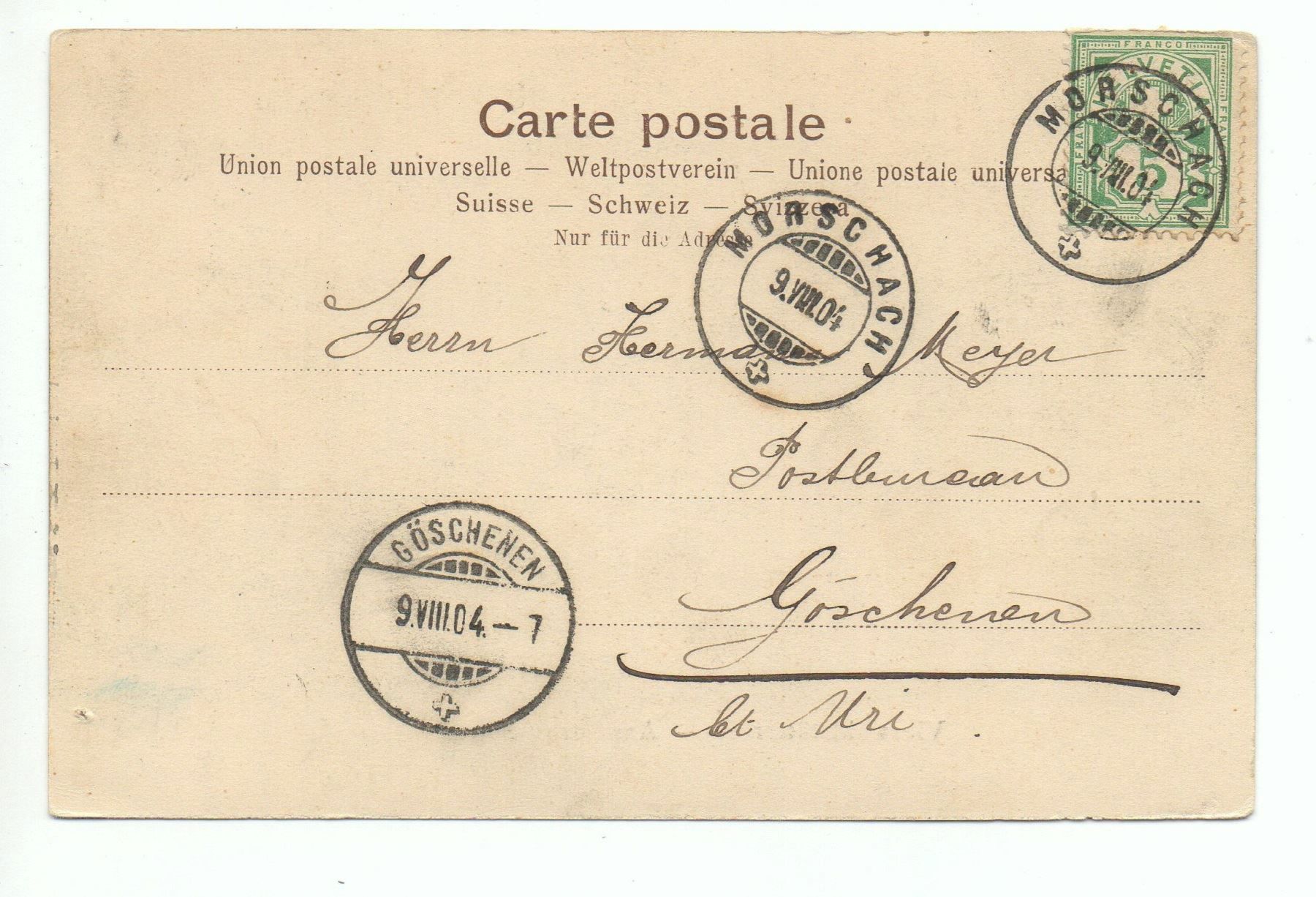 Cartoline postali: FLÜELEN Axenstrasse – Usato da Jona venduto da philajona 1