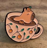 Pin Capybara Teetasse