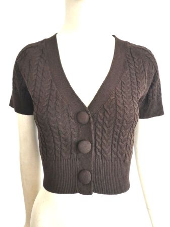 ESCADA Strick Jacke kurz Jacke Top Zustand, Gr. S