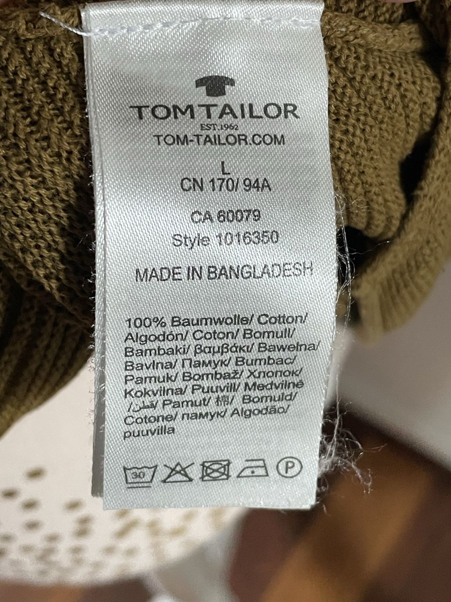 Tom Tailor Maglioni & Felpe: Tom Tailor Baumwoll-Pullover, Gr. L, Khaki - Top Zustand! – Usato da Fehraltorf venduto da Nadja0205 3