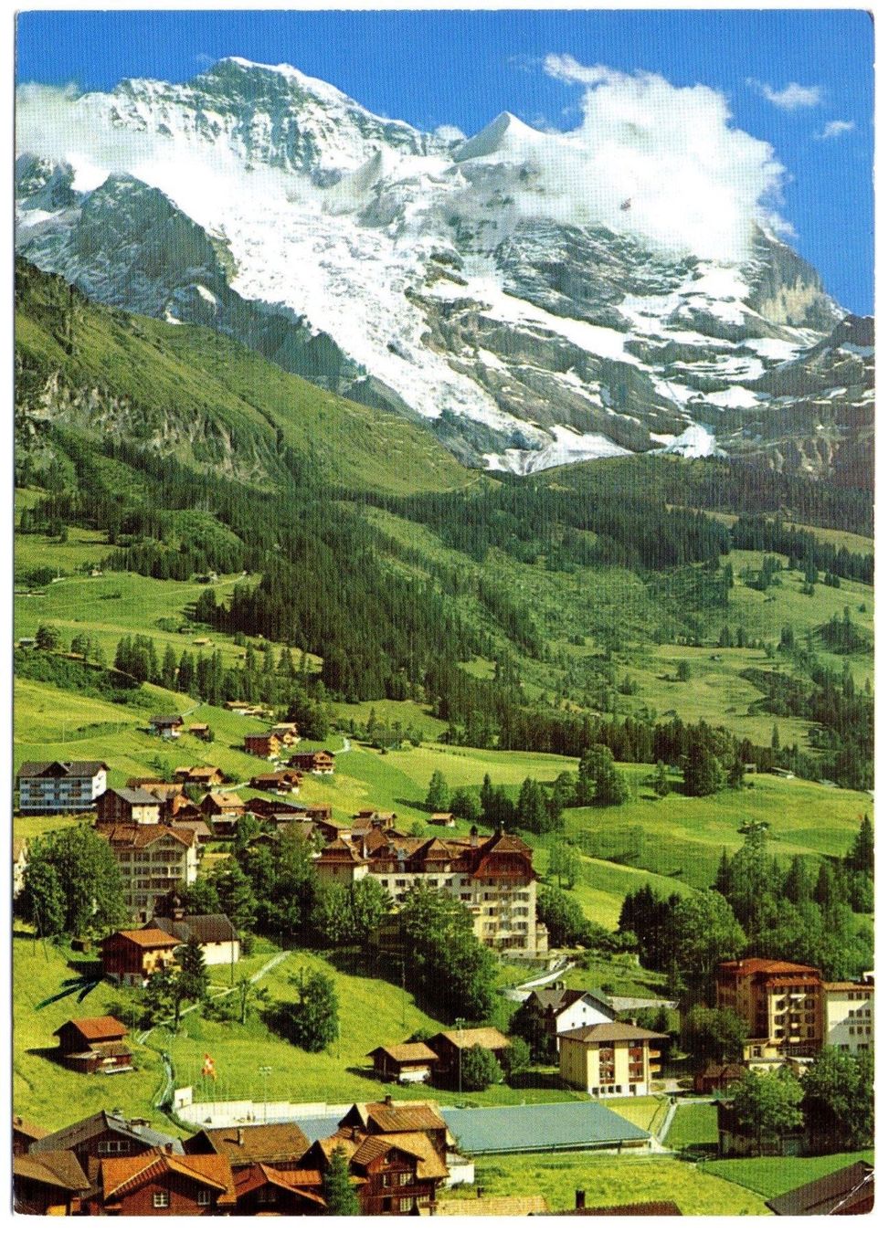 Cartoline postali: WENGEN – Usato da Jona venduto da philajona