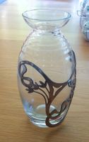 Potstainiers hutois vase Etain verre Zinn Postainiers 26 cm