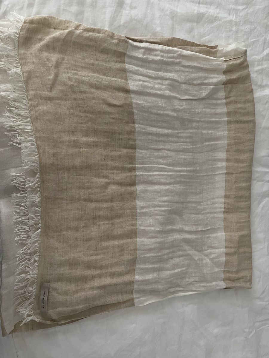 Burberry Foulards, Tücher & Schals: Burberry Leinen Schal – Gebraucht aus Grüningen von marser 1